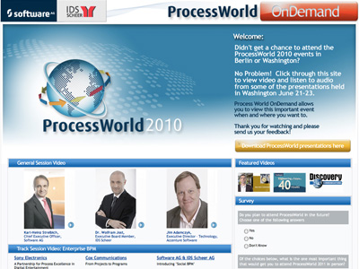 sAG ProcessWorld OnDemand screenshot